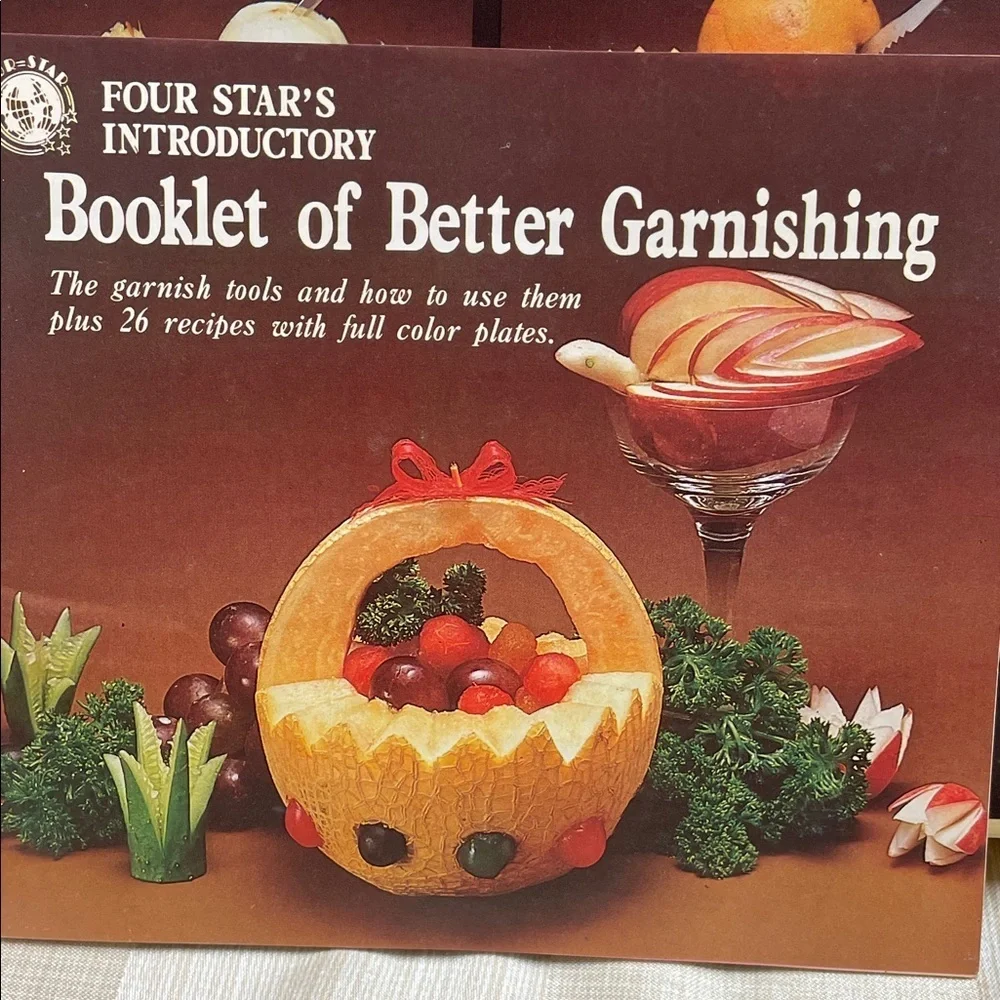 Stainless Steel Garnishing Tool Set - Vintage